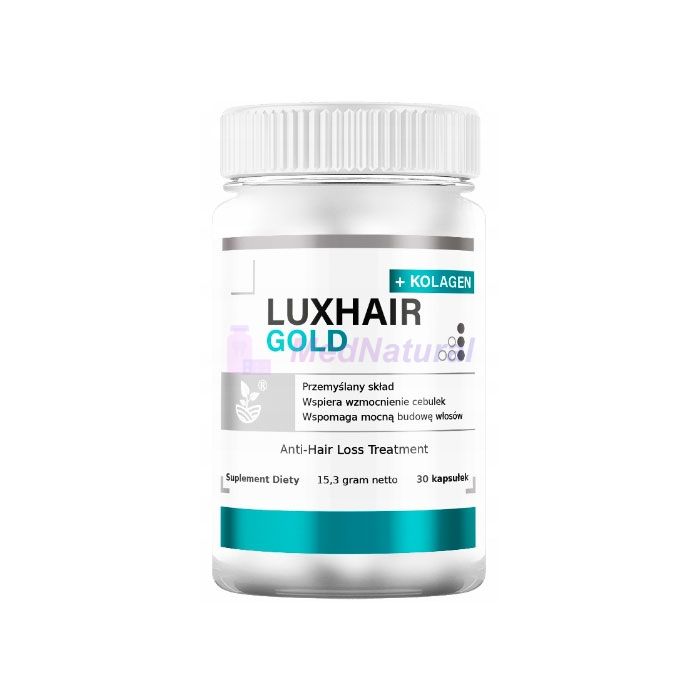 LuxHair Gold ➺ קפסולות לצמיחת שיער בקיילצה